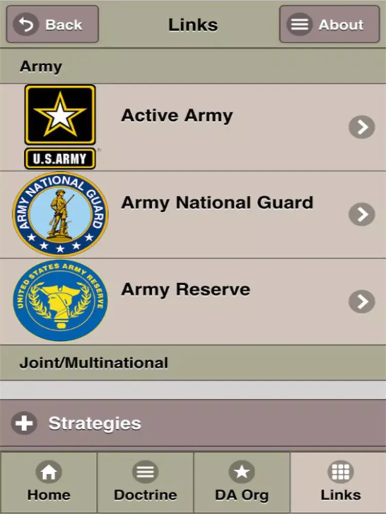 Скриншоты Army Comprehensive Doctrine iPad 