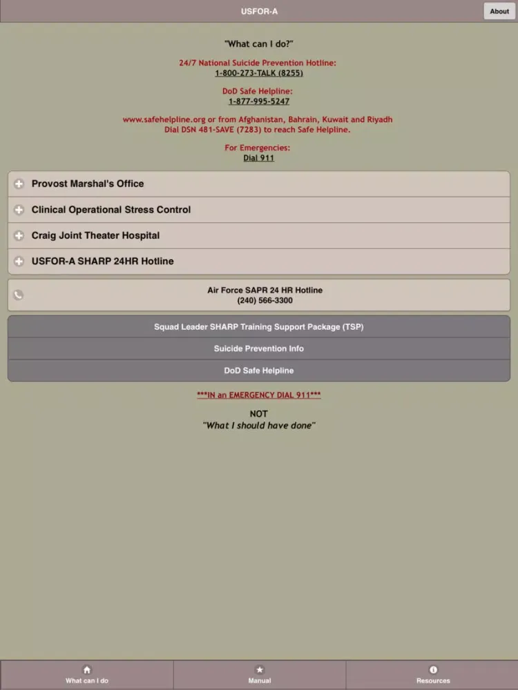 Screenshot di WeCare, Resolute Support iPad 