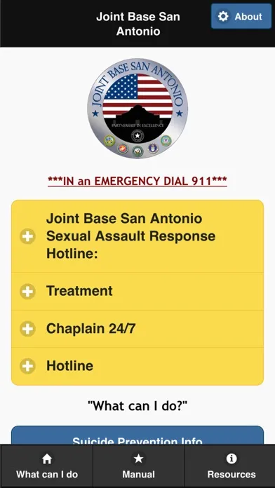 Capturas de pantalla de WeCare, JBSA