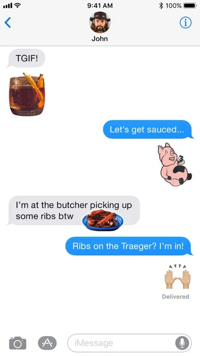 Traeger Grills Stickers Screenshots