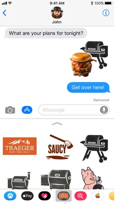 Traeger Grills Stickers Screenshots