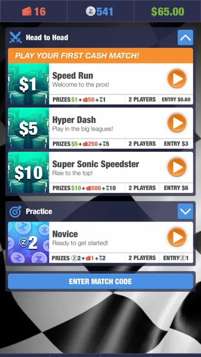 Real Money Racing Skillz স্ক্রিনশট