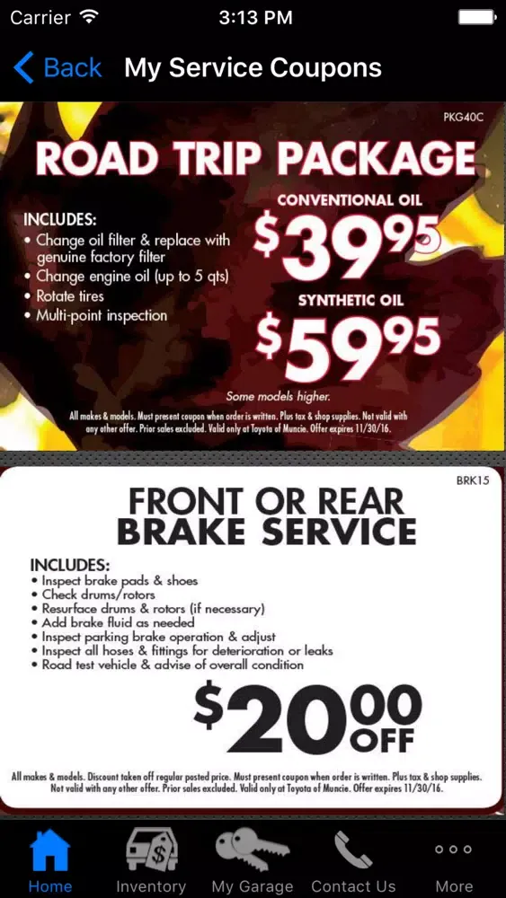 Zrzuty ekranu Toyota of Muncie