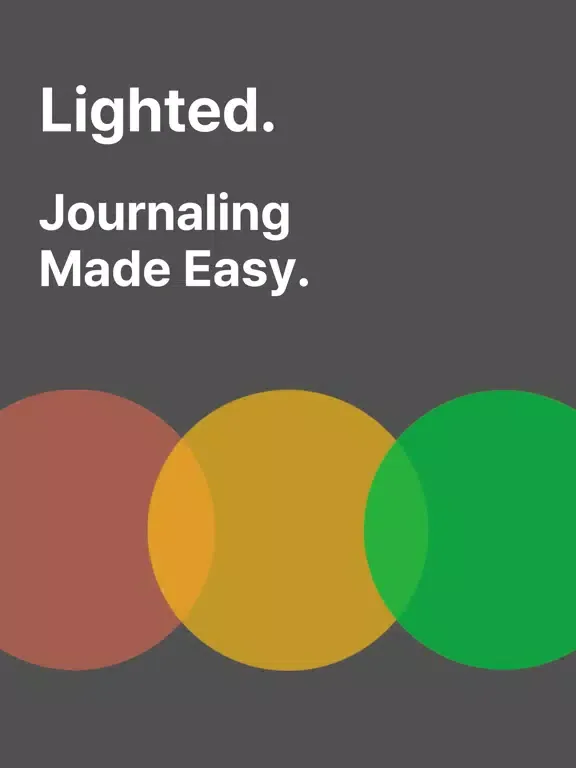 Lighted - Journaling Made Easy iPad  스크린샷
