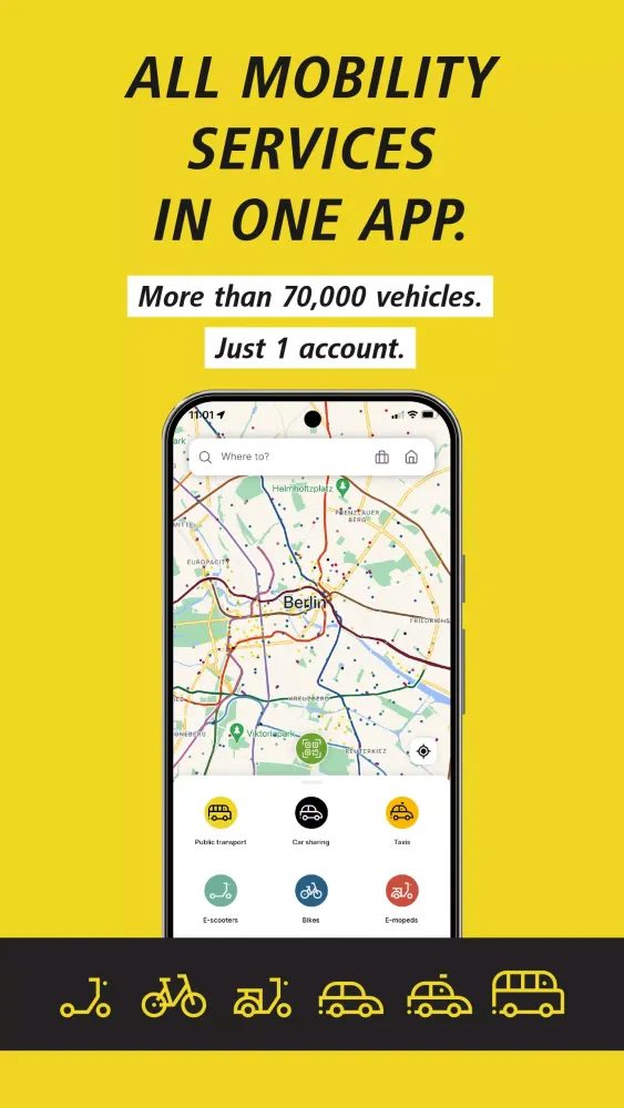 BVG Jelbi: Mobility in Berlin Screenshots