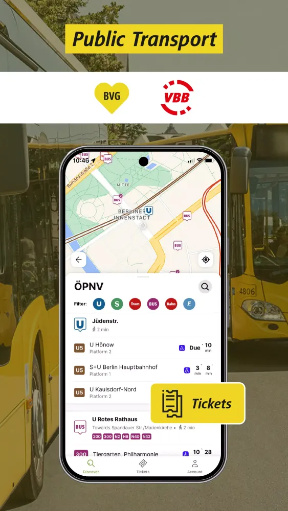 BVG Jelbi: Mobility in Berlin Screenshots