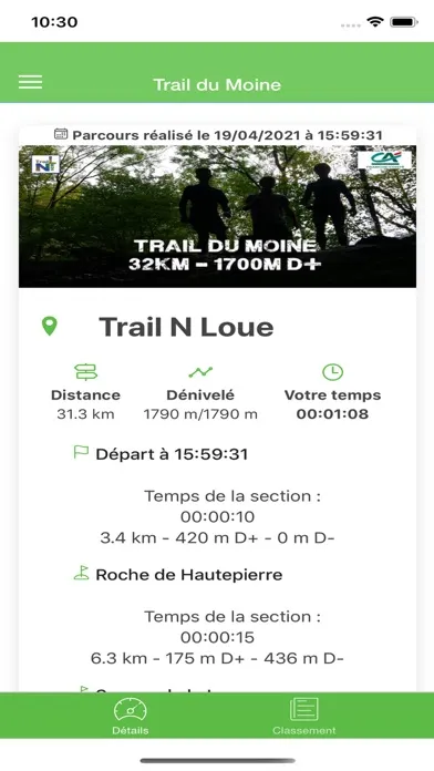 Trail Aventures - Suivi Live 스크린샷