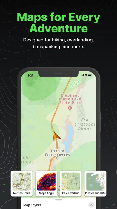Gaia GPS: Mobile Trail Maps Screenshots