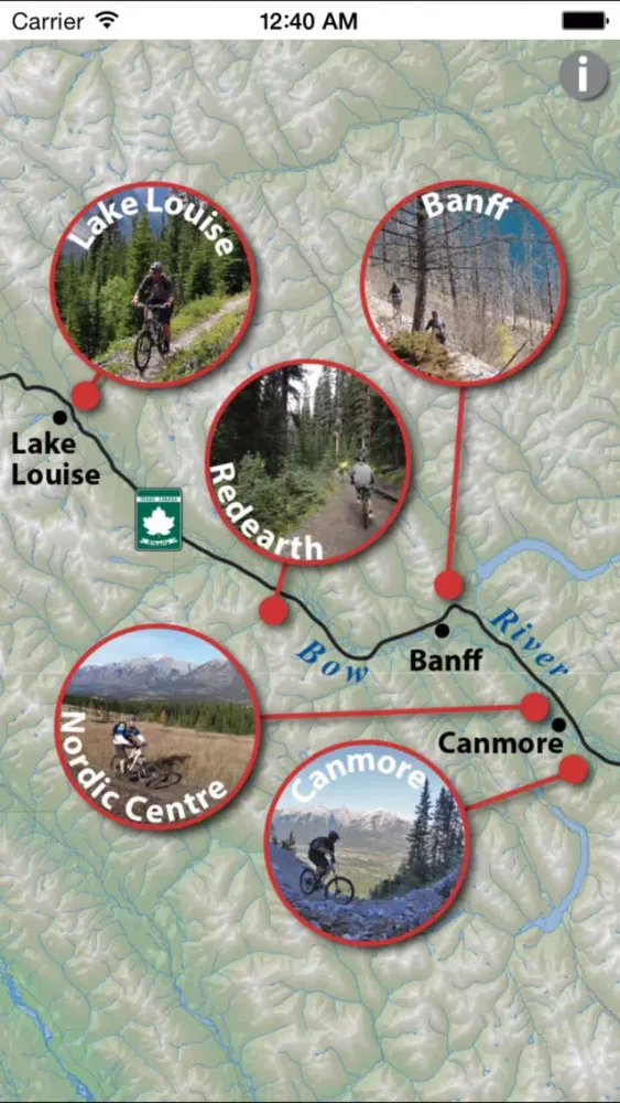 Bow Valley MTB Trail Guide應用截圖