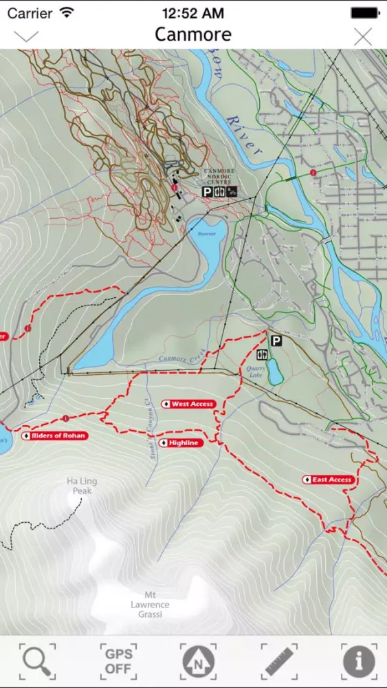 Bow Valley MTB Trail Guide應用截圖