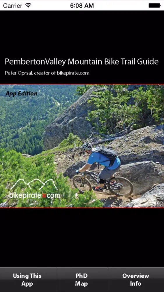Captures d'écran de Pemberton MTB Trail Guide