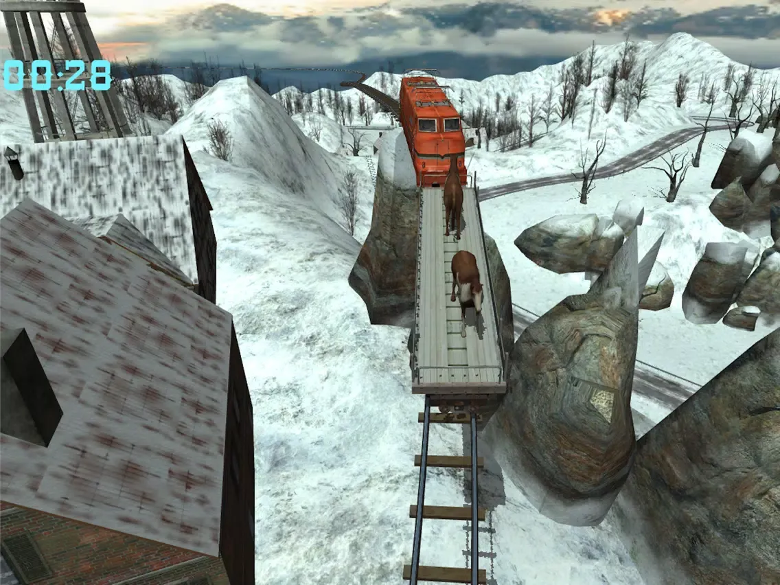 ภาพหน้าจอของ Train Hill Climbing Simulation Game iPad 