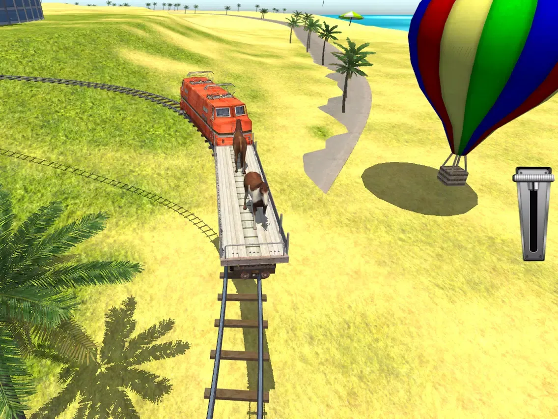 ภาพหน้าจอของ Train Hill Climbing Simulation Game iPad 