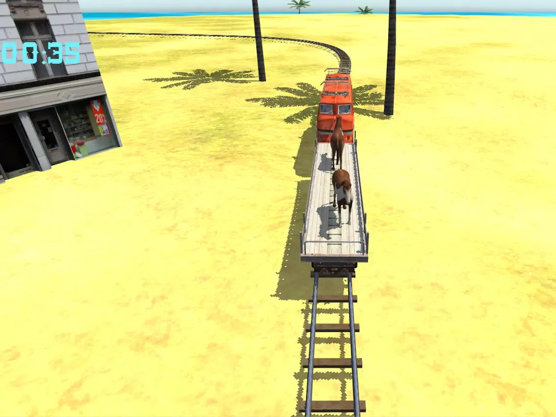 ภาพหน้าจอของ Train Hill Climbing Simulation Game iPad 