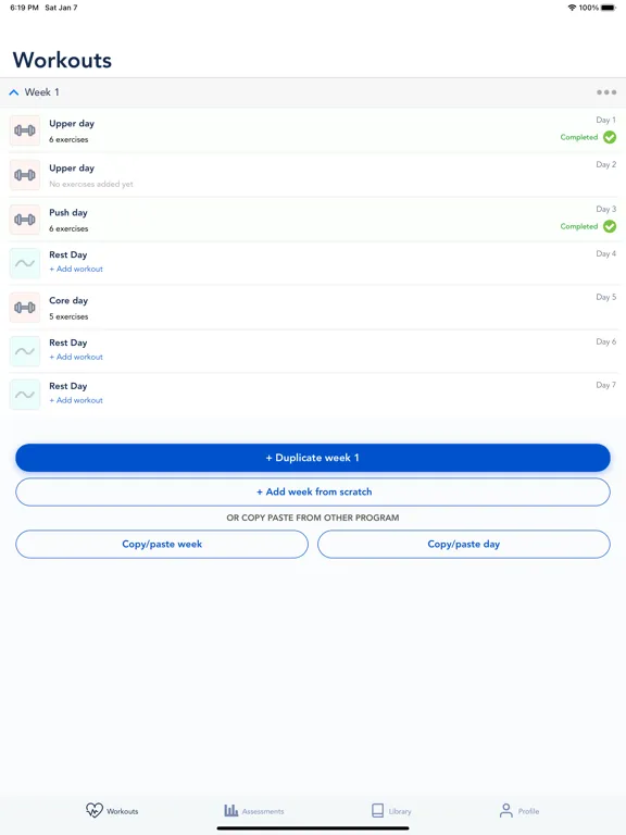 FitBook Workouts by Trainador iPad  Ekran Görüntüleri