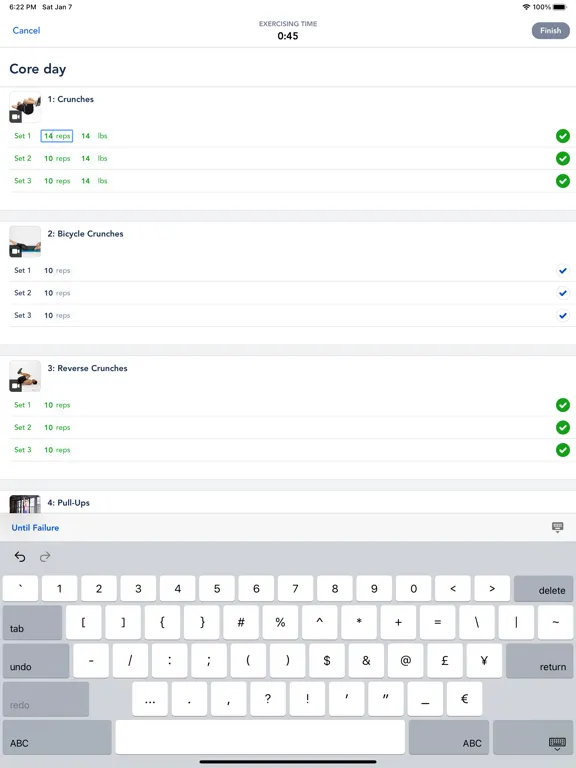 FitBook Workouts by Trainador iPad  Ekran Görüntüleri