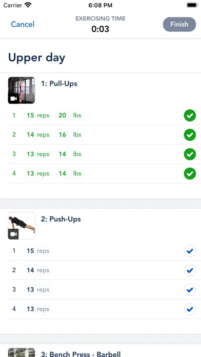 FitBook Workouts by Trainador Ekran Görüntüleri