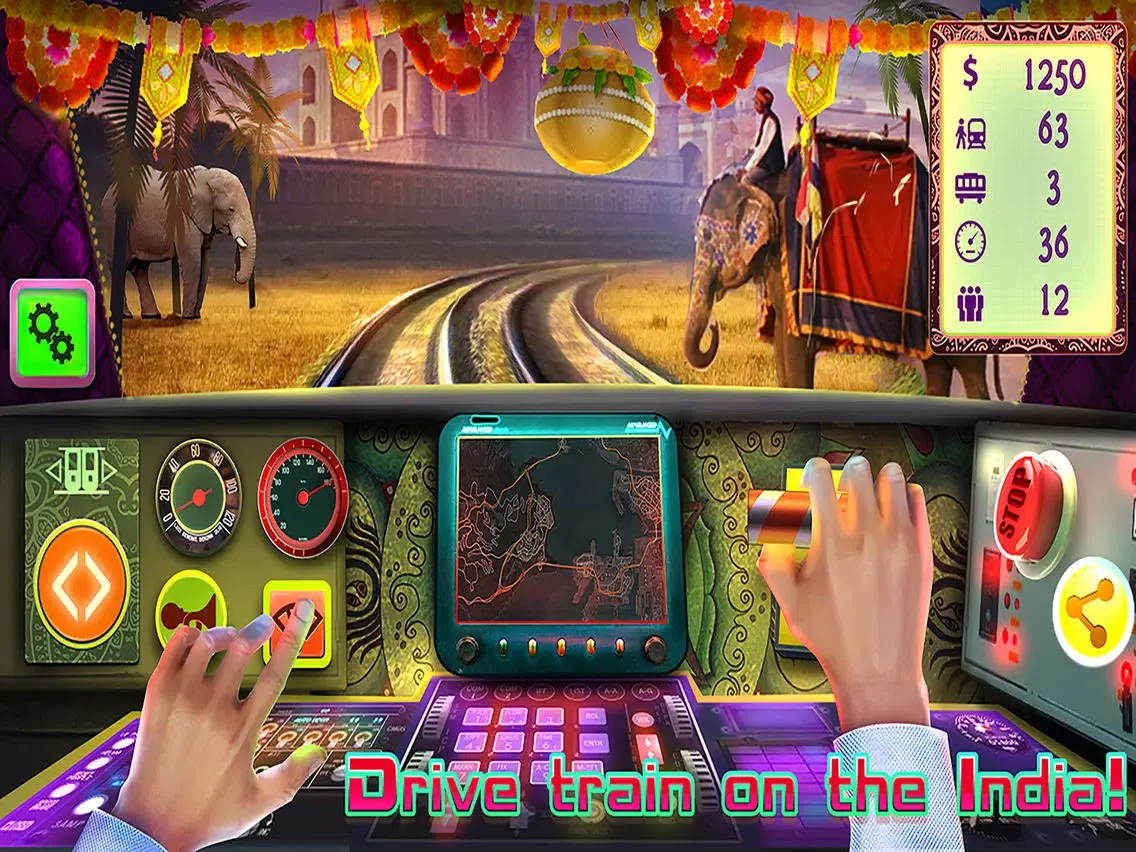 Captures d'écran de Indian Train Driving iPad 
