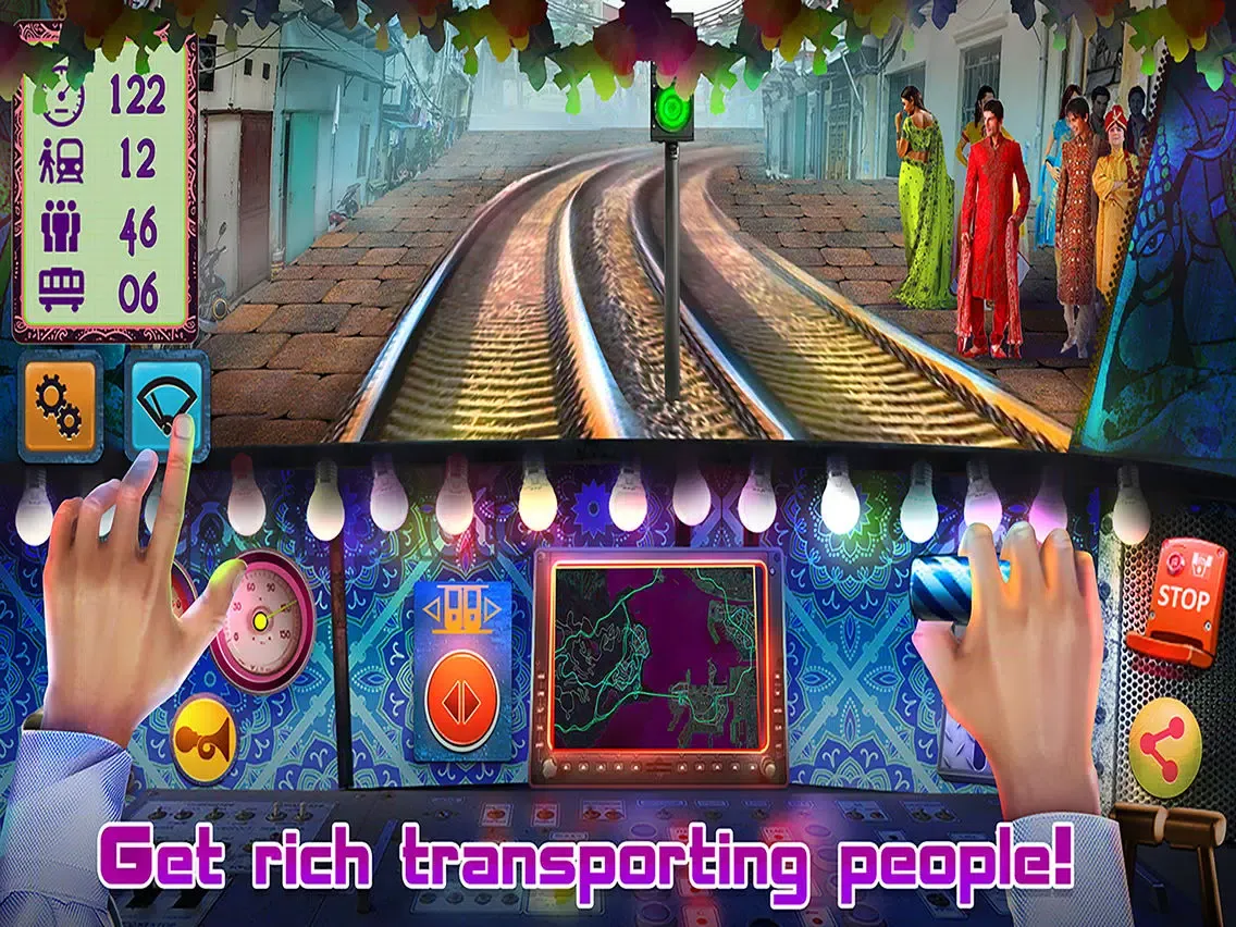 Captures d'écran de Indian Train Driving iPad 