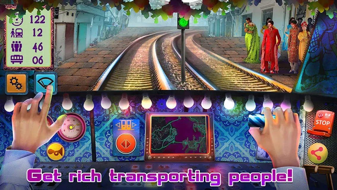 Captures d'écran de Indian Train Driving