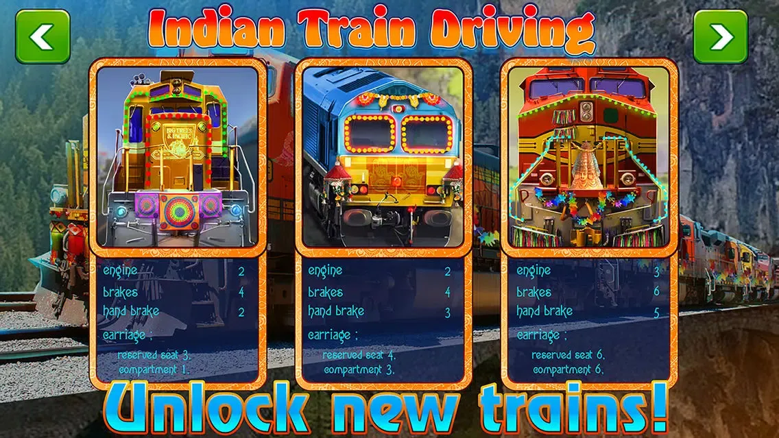 Captures d'écran de Indian Train Driving