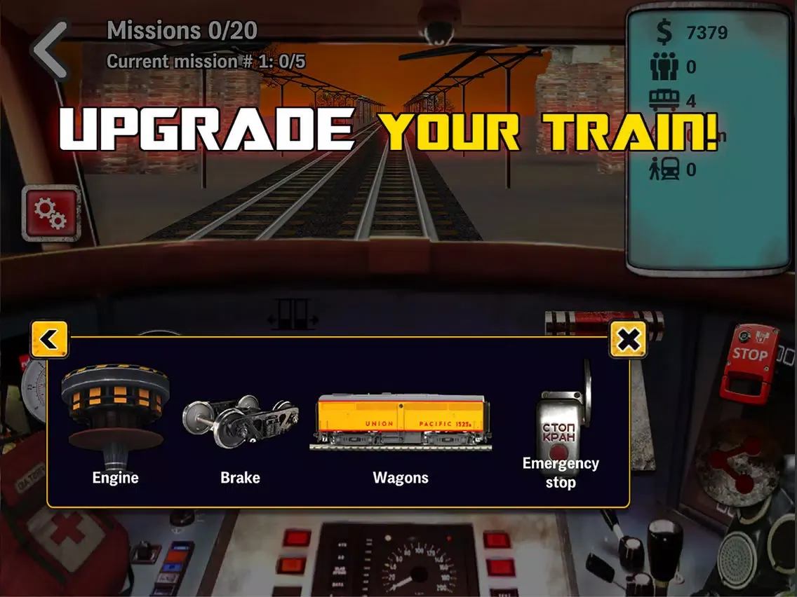 Drive Nuclear Train iPad  스크린샷