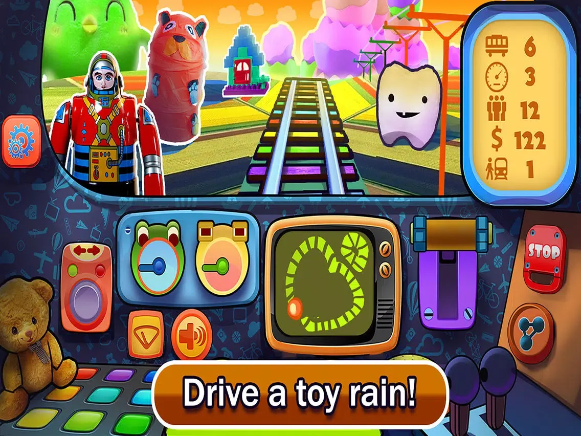 ภาพหน้าจอของ Toy Train Drive Simulator iPad 