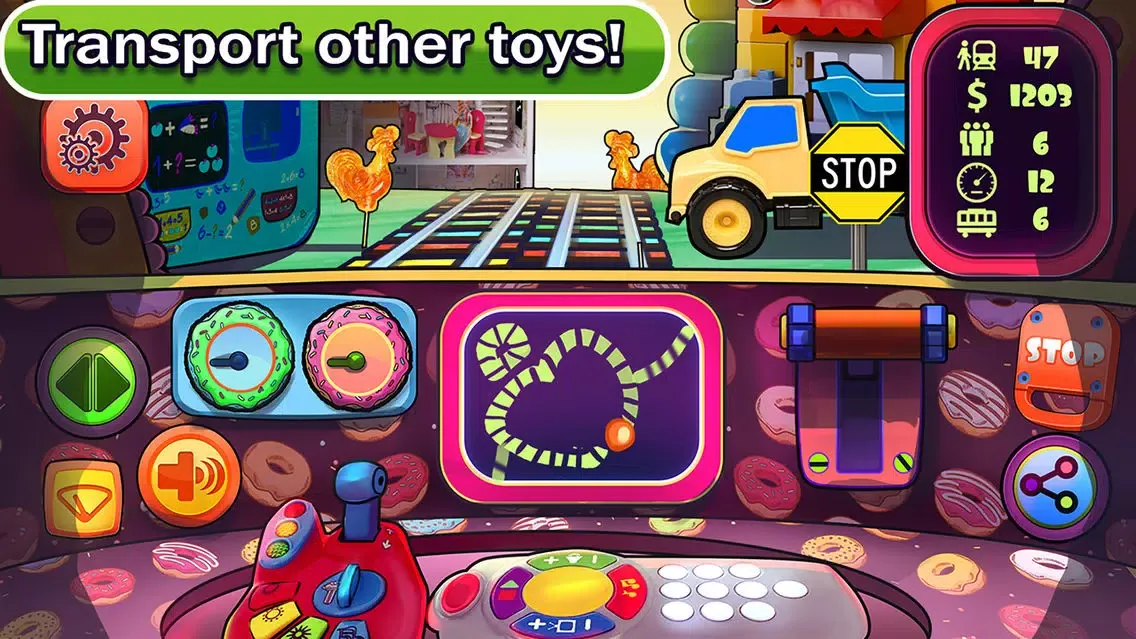 ภาพหน้าจอของ Toy Train Drive Simulator