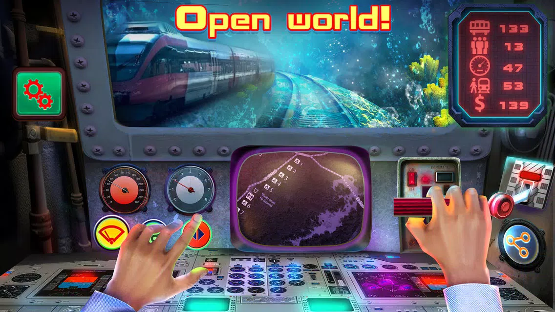 صور Underwater Train Driving