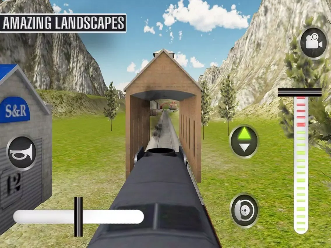 Capturas de pantalla de Amazing Train Hill Driving iPad 