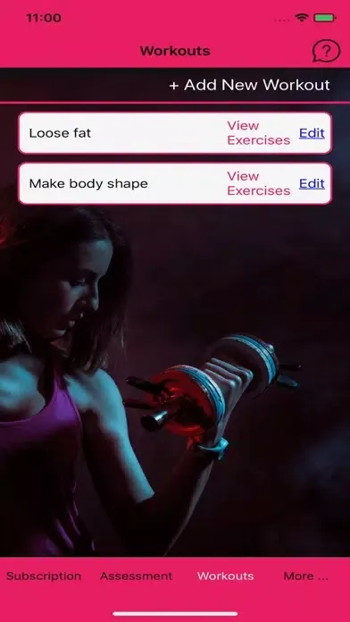 Tangkapan layar Train-em: Gyms & Fitness Plans