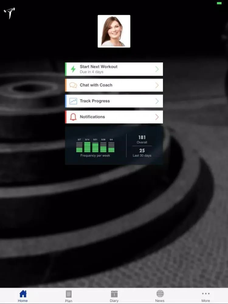 Capturas de tela do Body By Bam iPad 
