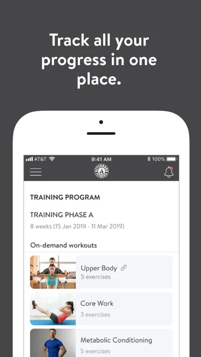Capturas de pantalla de Afterburn Fitness App