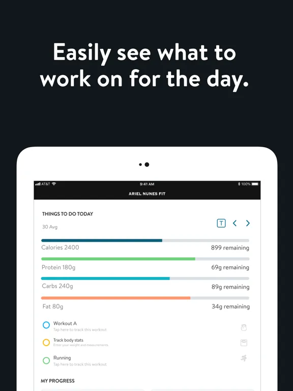 ภาพหน้าจอของ Ariel Nunes Fit iPad 