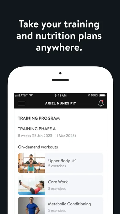 ภาพหน้าจอของ Ariel Nunes Fit