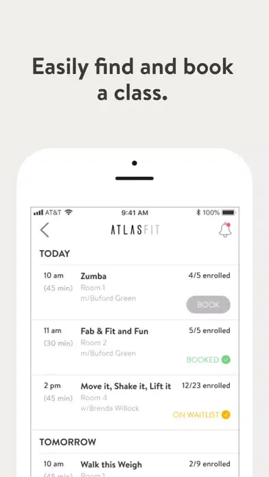 Capturas de tela do Atlas Fit Online