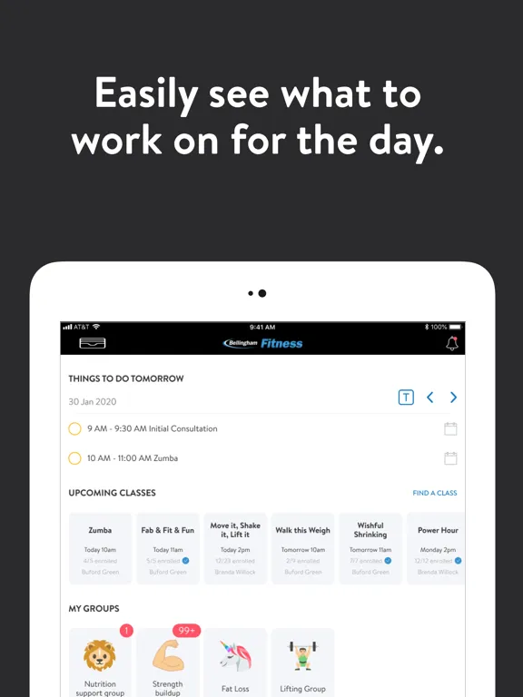 تصاویر Bellingham Fitness iPad 