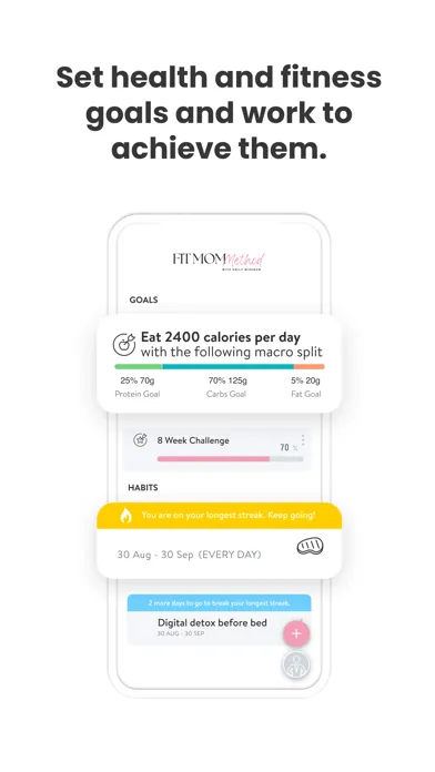 Ảnh chụp màn hình của Fit Mom Method
