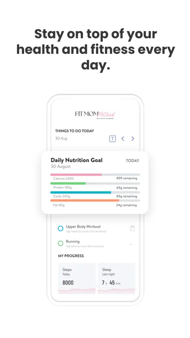 Ảnh chụp màn hình của Fit Mom Method