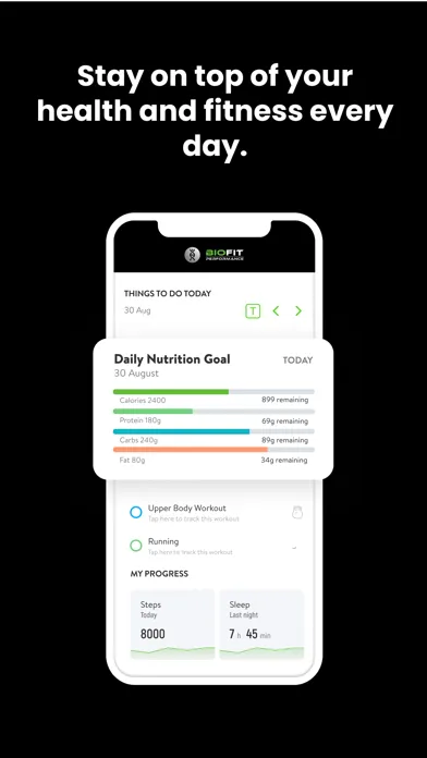 Ảnh chụp màn hình của BioFit Online