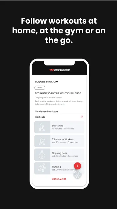 Ảnh chụp màn hình của Wellness Warriors Coaching