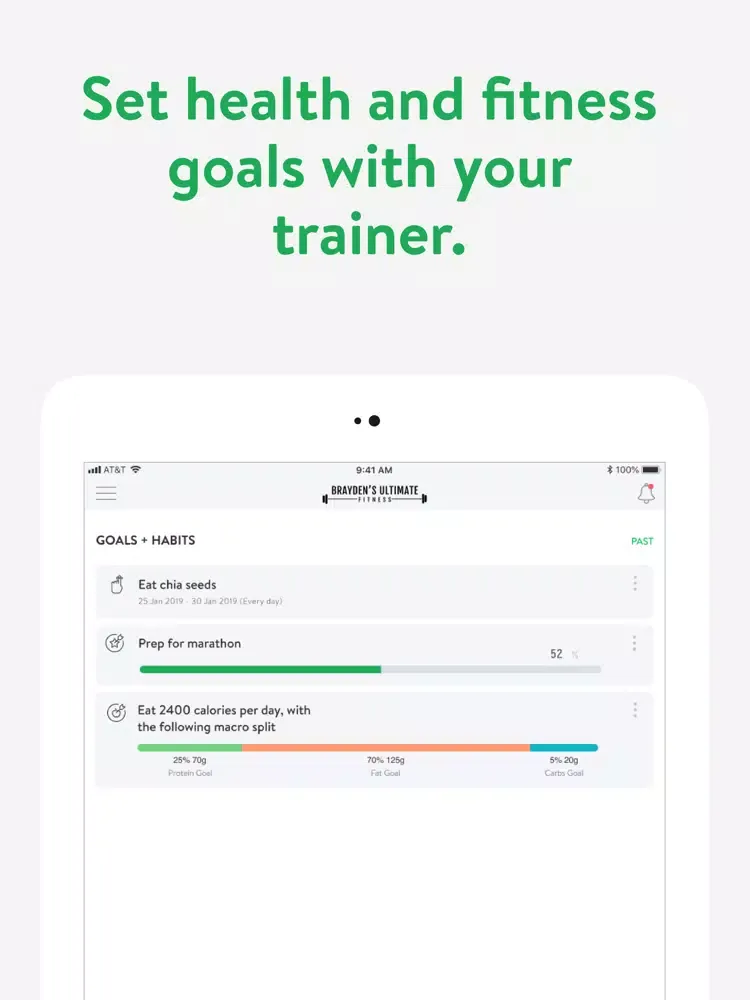 Braydens Ultimate Fitness iPad  Screenshots