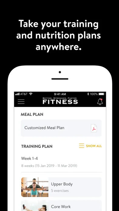 Screenshot di BSF Fitness