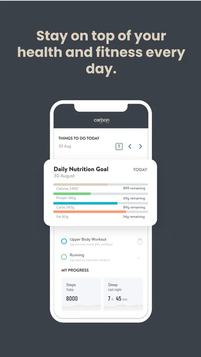 Скриншоты Carbon Fitness Method