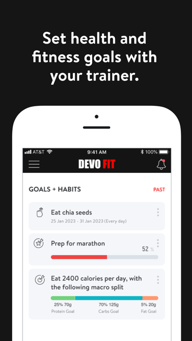ภาพหน้าจอของ Devo Fit