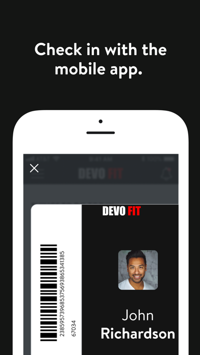 ภาพหน้าจอของ Devo Fit