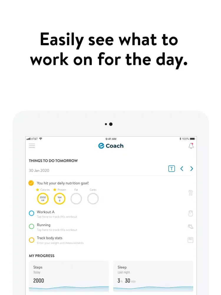 Echelon Coach iPad  स्क्रीनशॉट