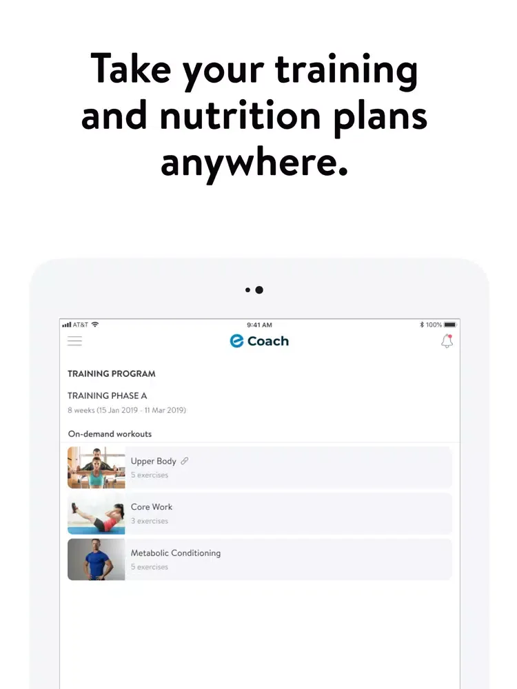Echelon Coach iPad  स्क्रीनशॉट