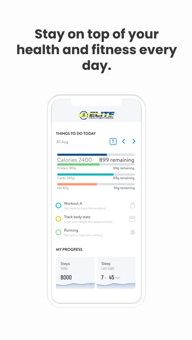 Capturas de pantalla de Elite Health and Fitness