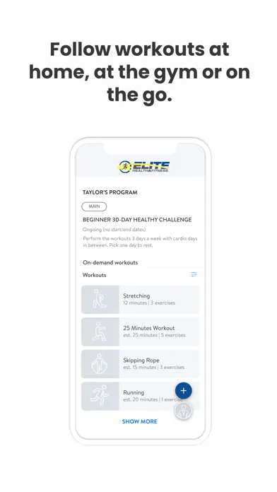 Capturas de pantalla de Elite Health and Fitness